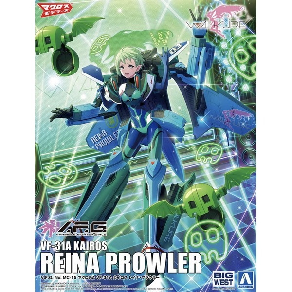 Aoshima V.F.G. Macross Delta VF-31A Kairos Reina Prowler 4905083065266 (Plastic Model)