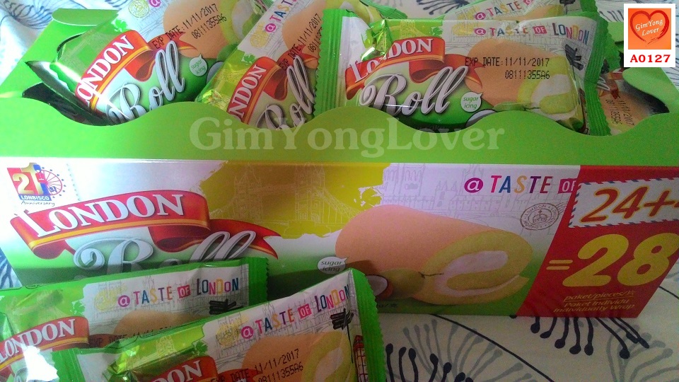 LONDON Roll โรลไส้ครีมมะพร้าว (LONDON Coconut Flavour Swiss Roll)