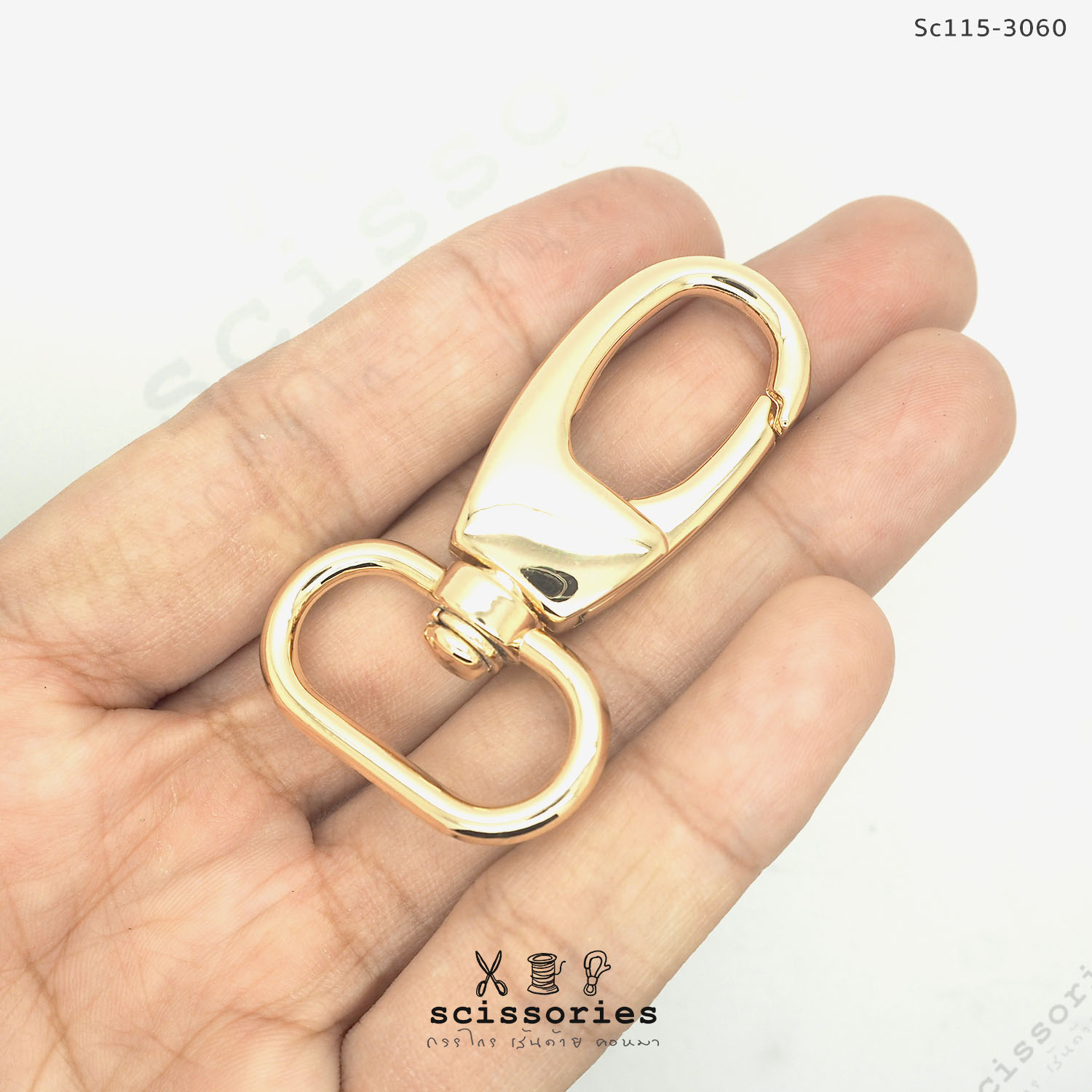 คอหมา 1 in สีทอง /2 ตัว เกรด A