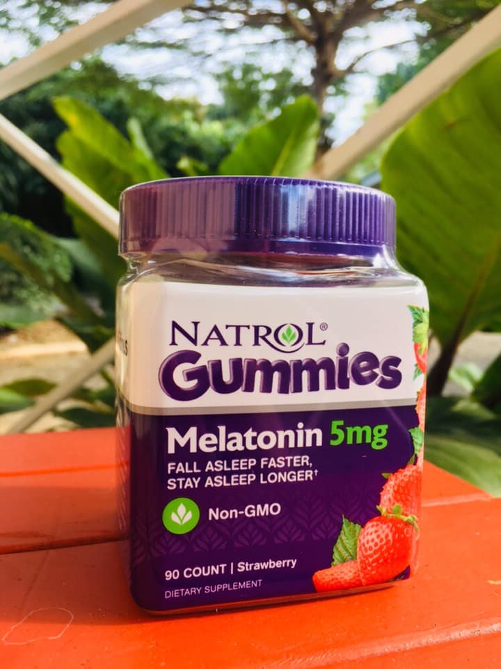 Natrol Melatonin Gummies 5mg 90Count เคี้ยวง่าย หลับง่าย