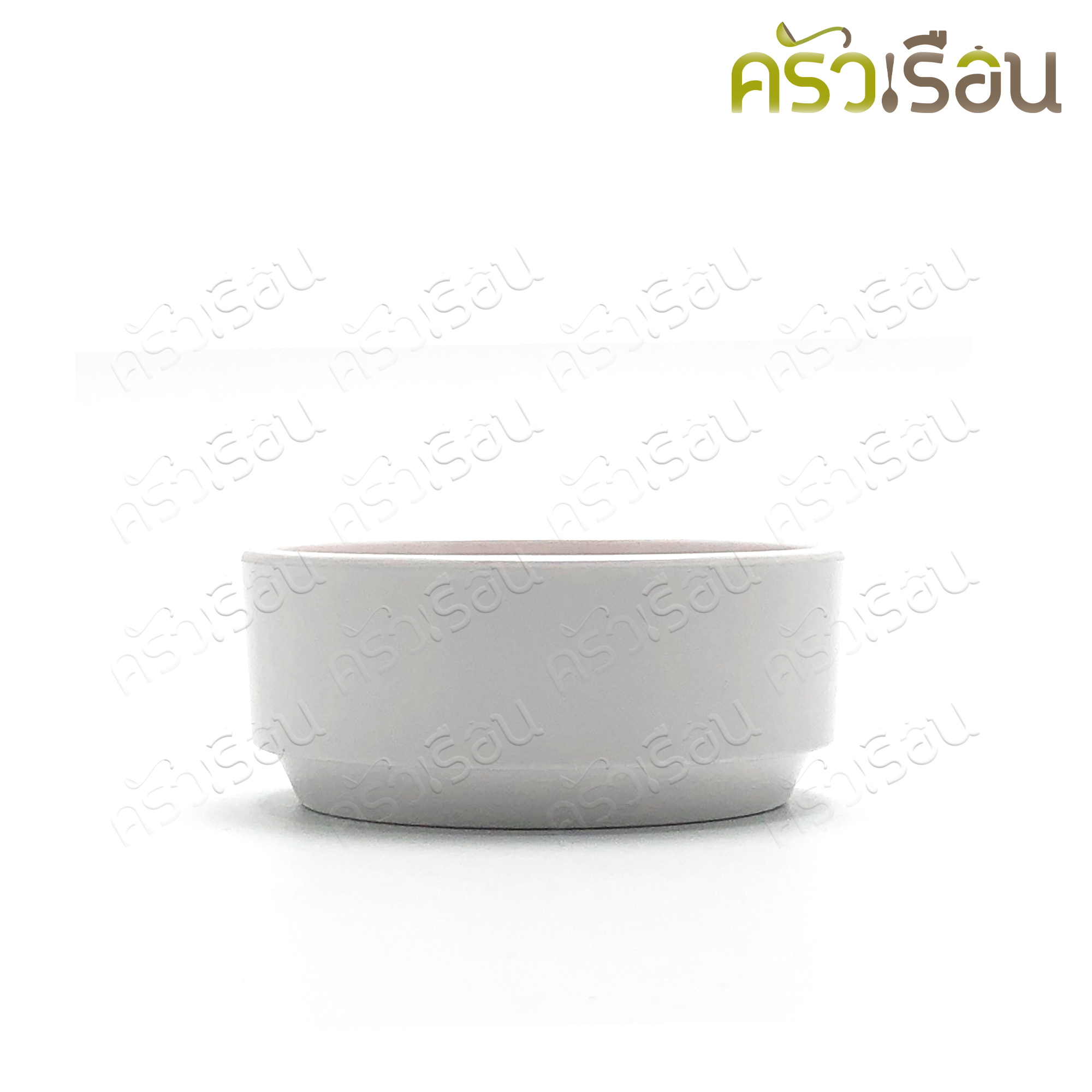 FIGURES D321-3.2 ถ้วยน้ำจิ้ม ทรงกลม ขอบตั้ง 3.15 นิ้ว สีครีมขาว