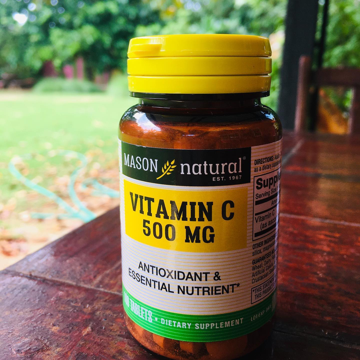 Mason Natural Vitamin C 500 mg. 100 เม็ด