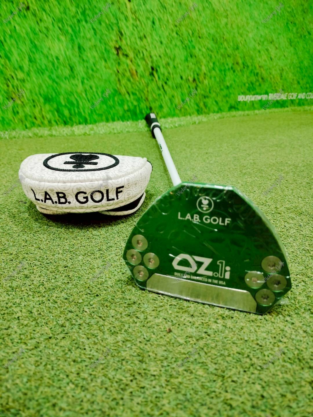 Putter L.A.B. GOLF OZ.1i Green Length 34” / Lie 69° ( ACCRA x L.A.B. - White )/ ( Grip Press Pistol 2.0 )