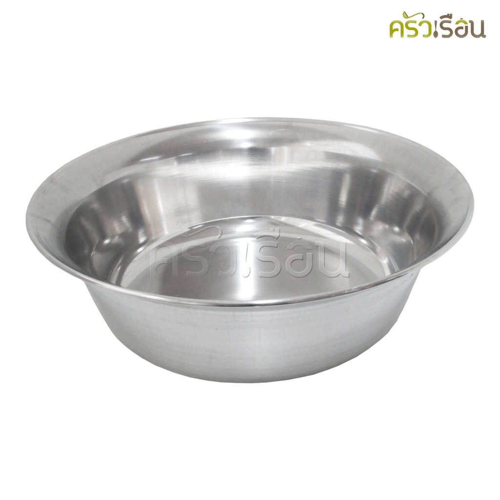 จระเข้ กะละมัง อลูมิเนียม กะละมังก้นเรียบ ราคาต่อใบ ตามขนาดสินค้า กาละมัง ตราจระเข้