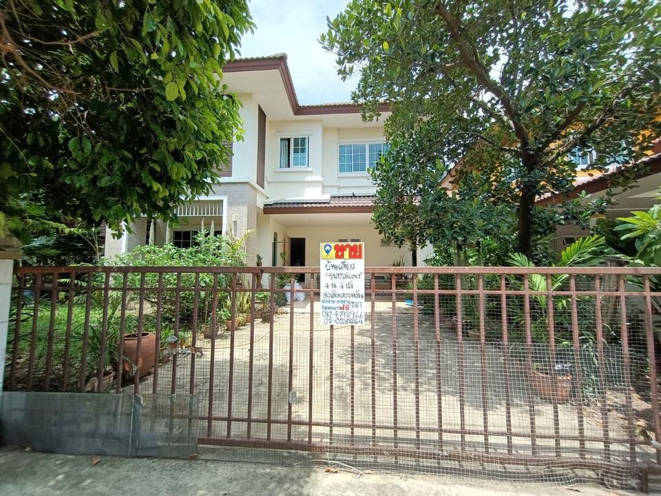 ขายบ้านเดี่ยว 2 ชั้น หมู่บ้านร้อยพฤกษา (รหัสทรัพย์ 202157) ต.นครปฐม อ.เมืองนครปฐม จ.นครปฐม ขนาด 99.40 ตรว