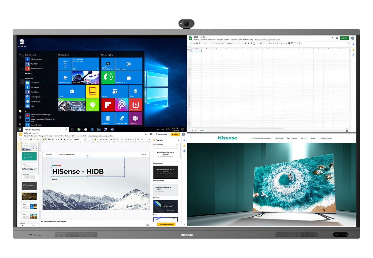 จอทัชสกรีน 75WR6BE 75" UHD IR Touch 20 points Android 8.0 INTERACTIVE DISPLAY