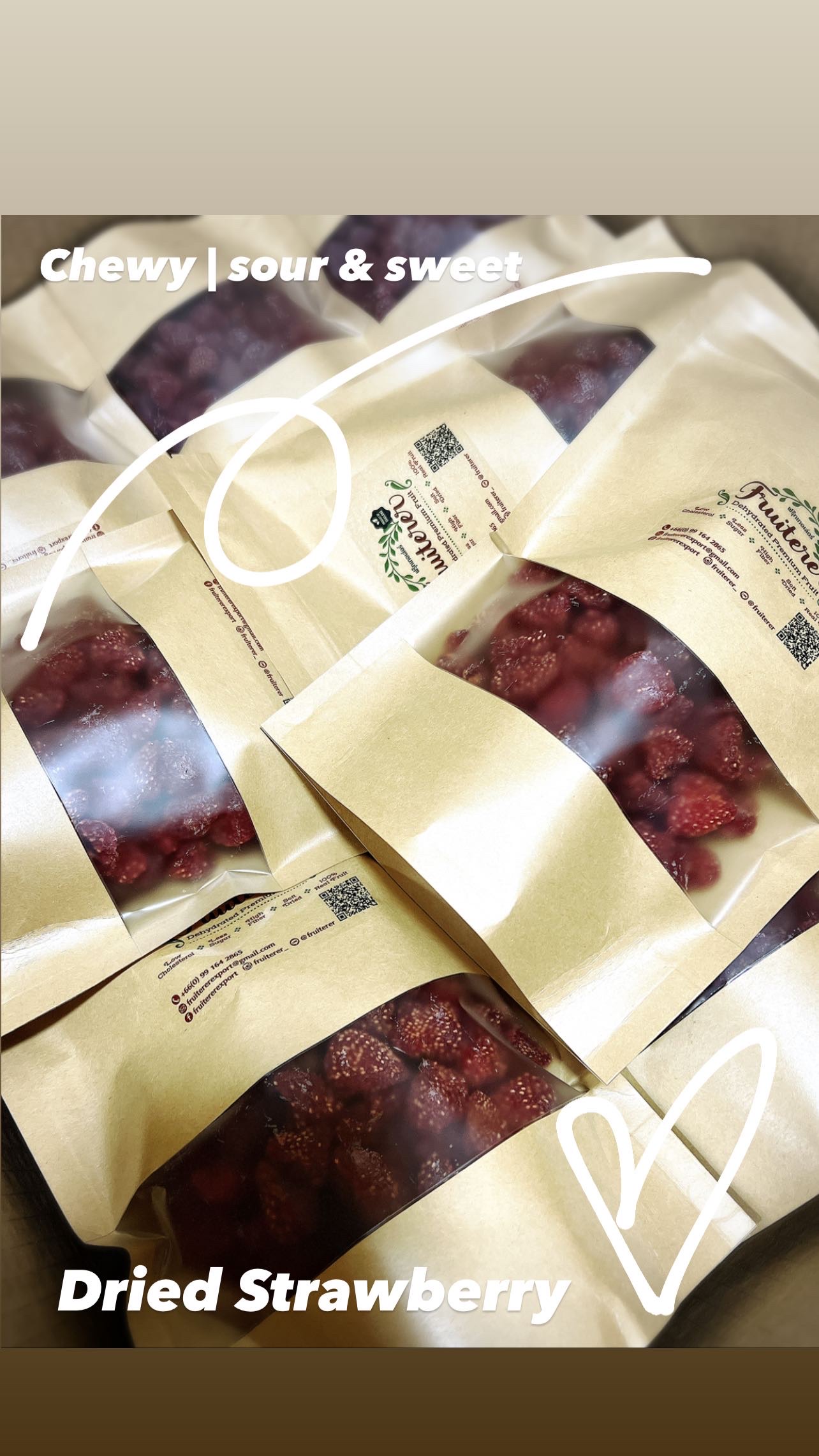 Dehydrated Strawberry 200g. | สตอร์เบอร์รี่สดอบนิ่ม 200 กรัม 🇹🇭