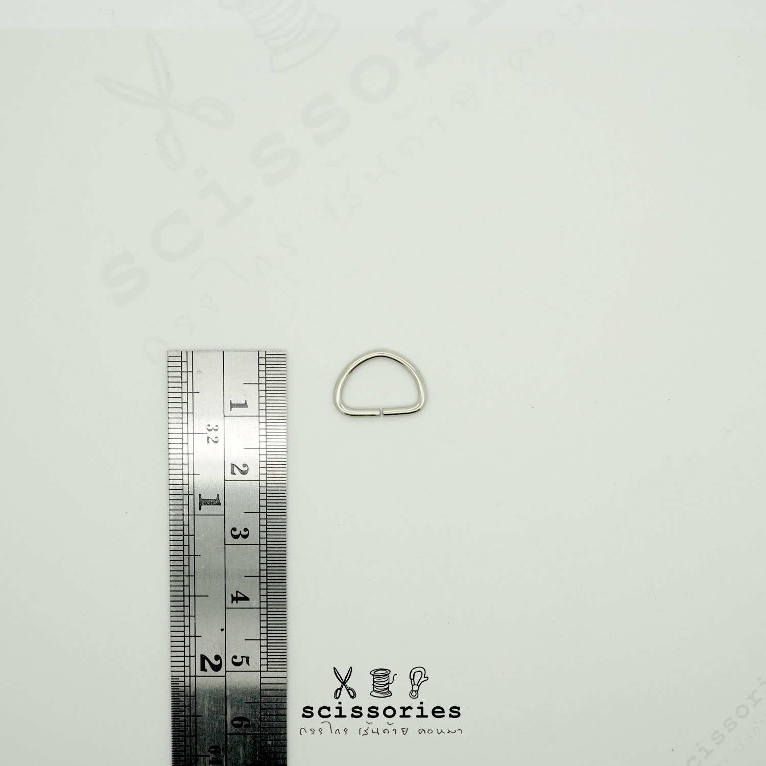 ตัวดี 1.2 cm. สีเงิน/10ตัว