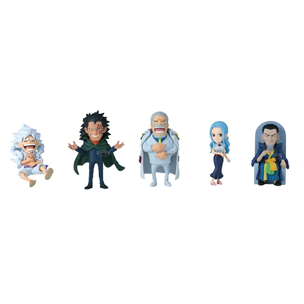 Banpresto (ครบ Set 5 กล่อง) WCF One Piece World Collectable Figure - Parent Child Bloodline 1 4983164294026 (Figure)