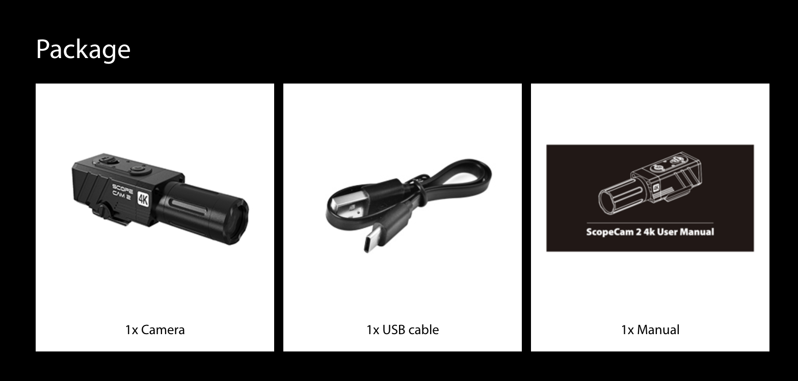 RunCam Scope Cam 2 4K กล้องบันทึกติดปืนอัดลด airsoft gun Sniper Rifles SMGs ชัด จับทุกความเคลื่อนไหว แม่นยำ wifi และ App