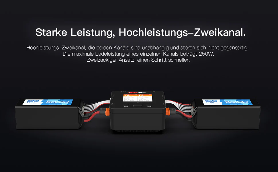 ISDT P10 P30 1000W x 2/30A x 2 Dual Channel Bluetooth Lipo Battery Charger DC 250W เครื่องชาร์จเร็ว 2 ช่อง 1-6S