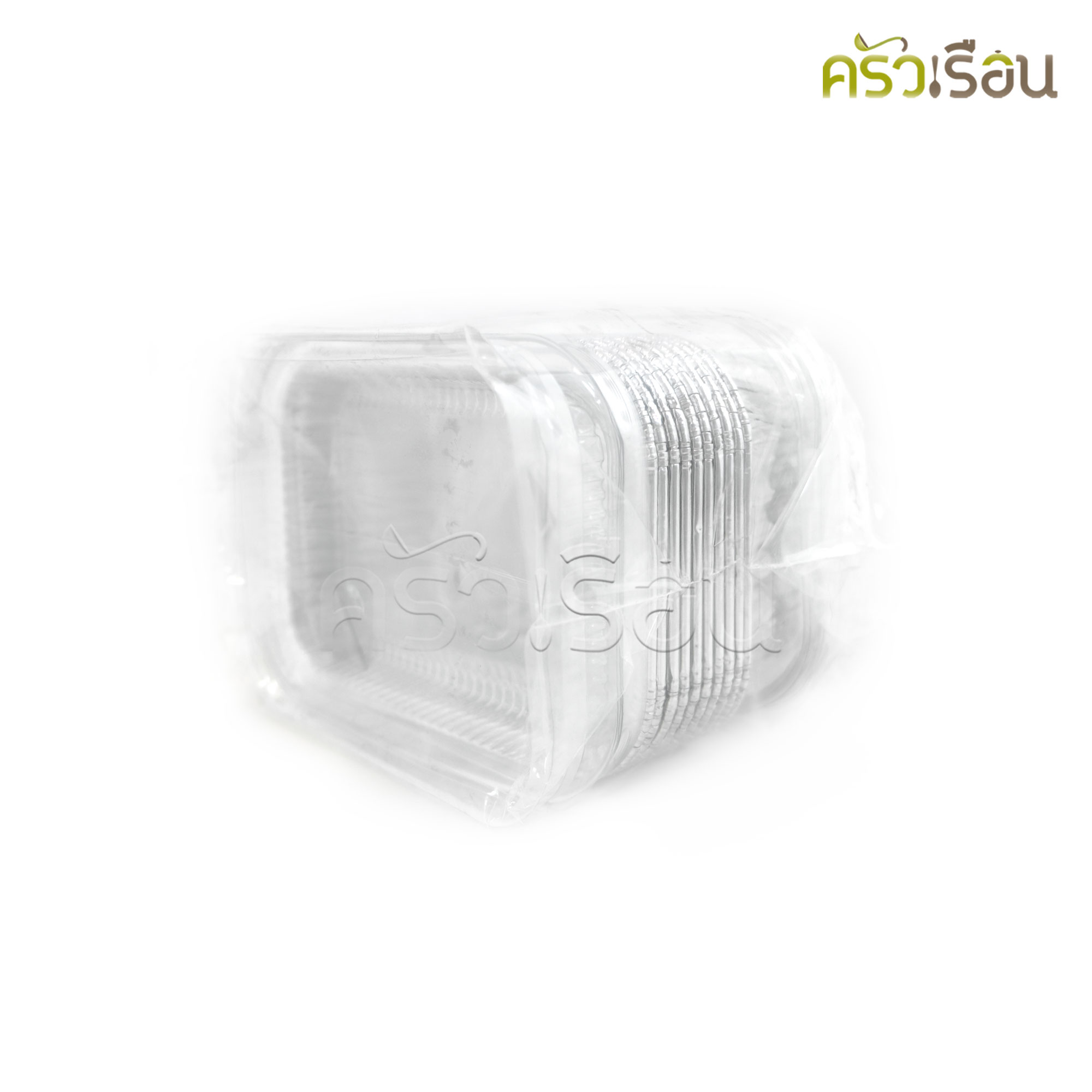 SS 4004 ถาดฟอยล์เหลี่ยม ผืนผ้า สีเงิน + ฝา 10 ชุด ความจุ 140 ml. ขนาด 75 x 105 x 32 มม. S&S เทียบเท่า 4618