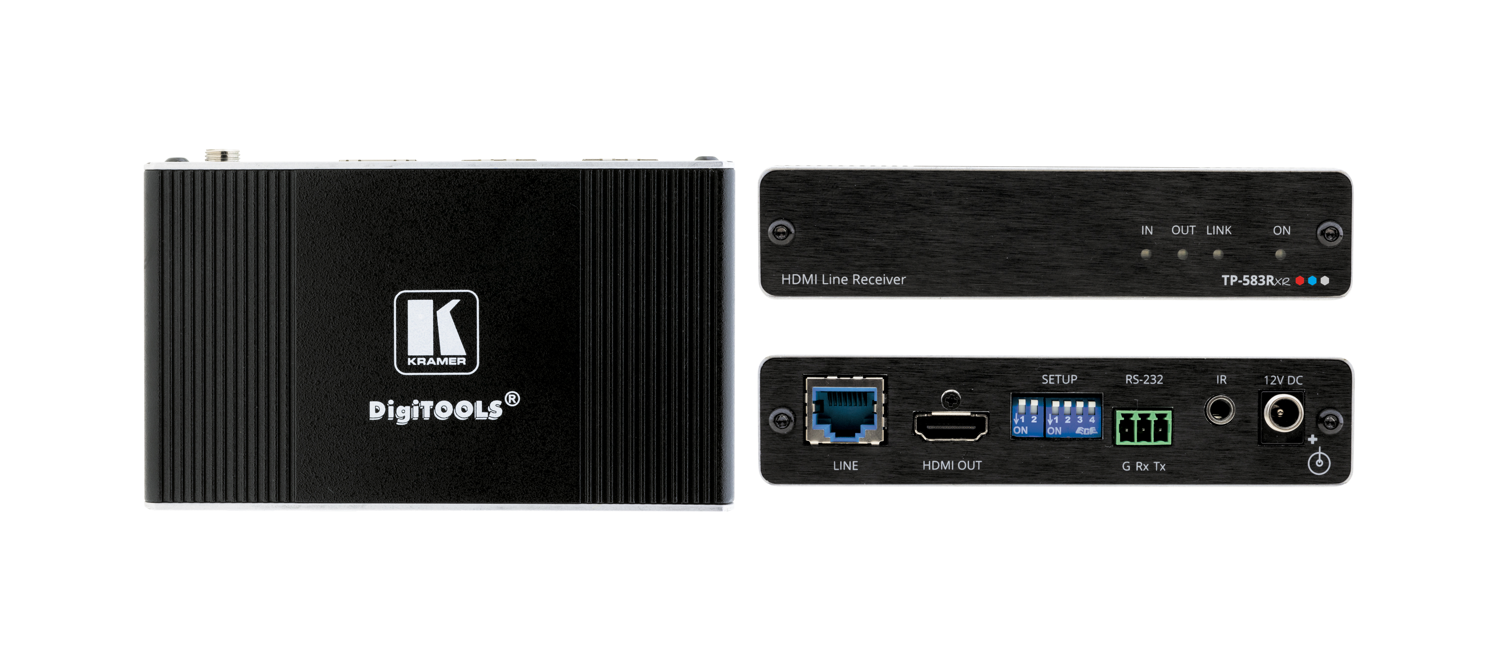 Kramer TP-583Rxr 4K HDR HDMI Receiver with RS–232 & IR over Extended–Reach HDBaseT