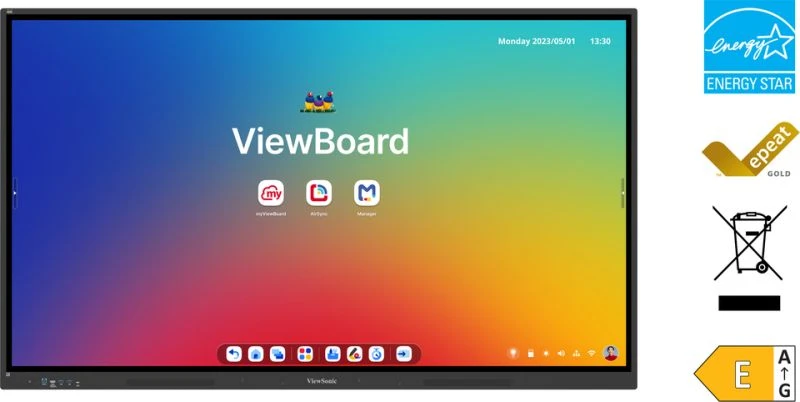 ViewBoard IFP8634 86 นิ้ว: จอแสดงผลเชิงโต้ตอบ 4K พร้อมการรับรอง EDLA เพื่อการทำงานร่วมกันที่ไร้รอยต่อกับ Google