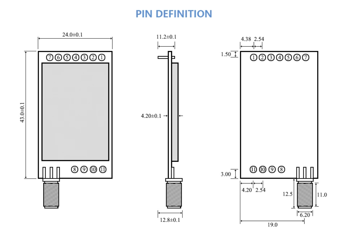 Long Range LoRa SX1278 SX1276 915MHz rf Module E32-915T30D 1W 915 MHz Wireless Transceiver iot Transmitter Receiver