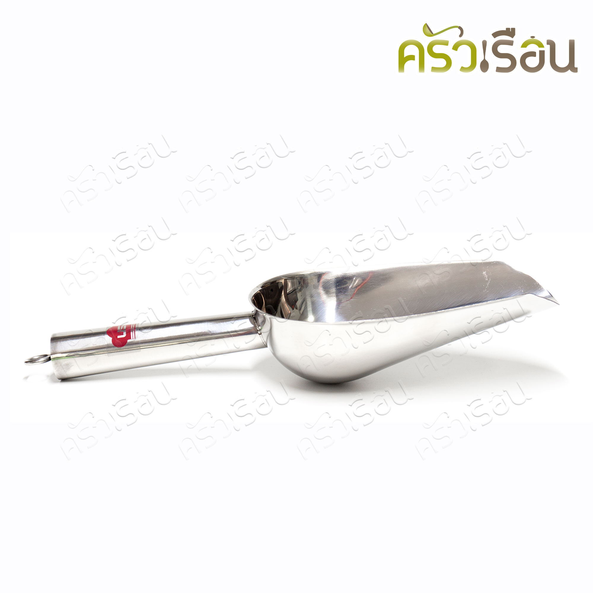 US ที่ตักน้ำแข็ง ที่ตักแป้ง สเตนเลส 5.5 นิ้ว [กว้าง 9 ซม. ยาว 23 ซม.] IS-055 ช้อนตัก