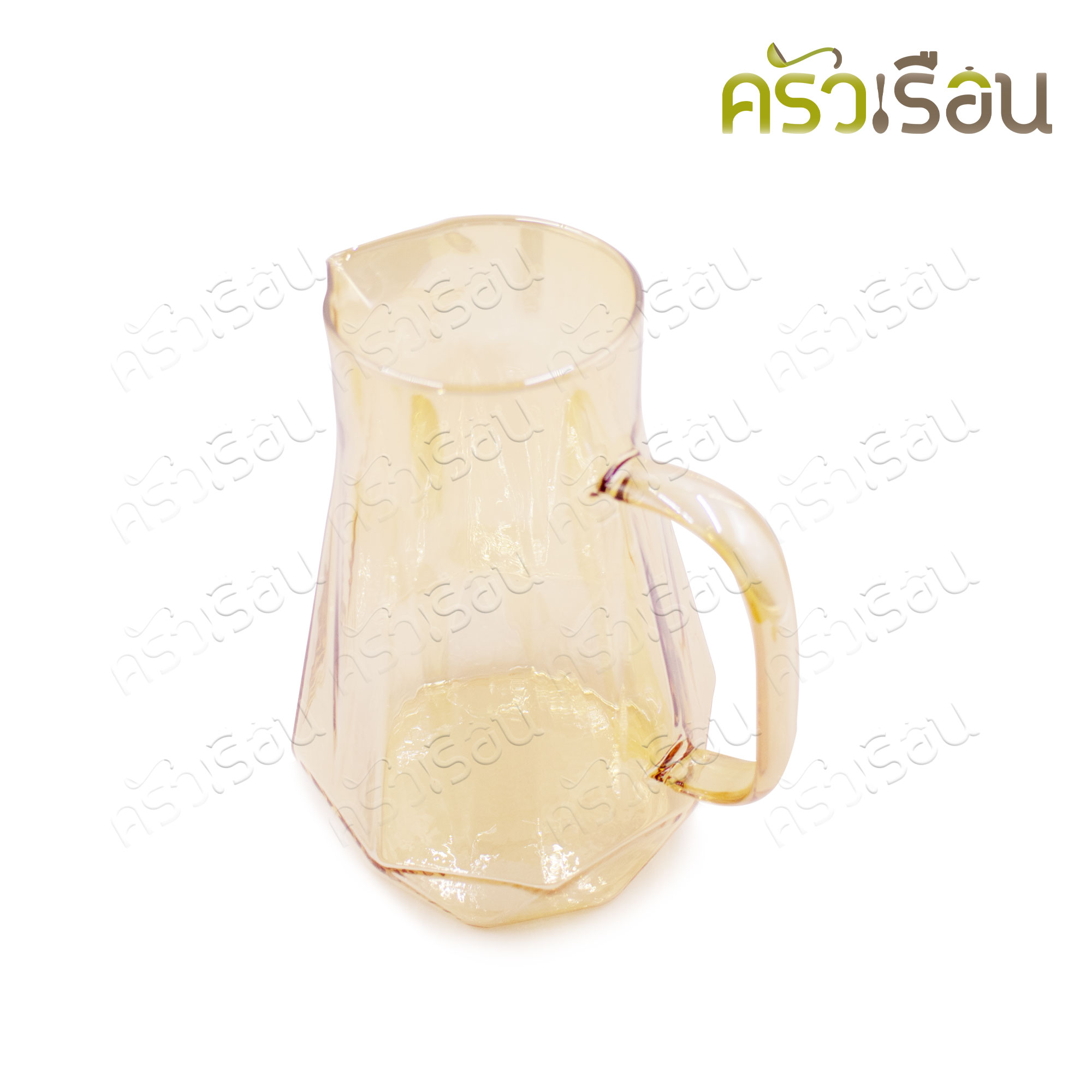 US [ 7-piece ] water pitcher with 6 cups, Honey GP-7H [1.4 L. pitcher with lid, 6 cups, 220 ml.]