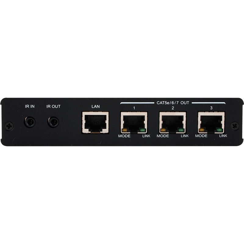 1×4 HDMI TO HDMI/HDBASET SPLITTER WITH 24V POC AND LAN SERVING