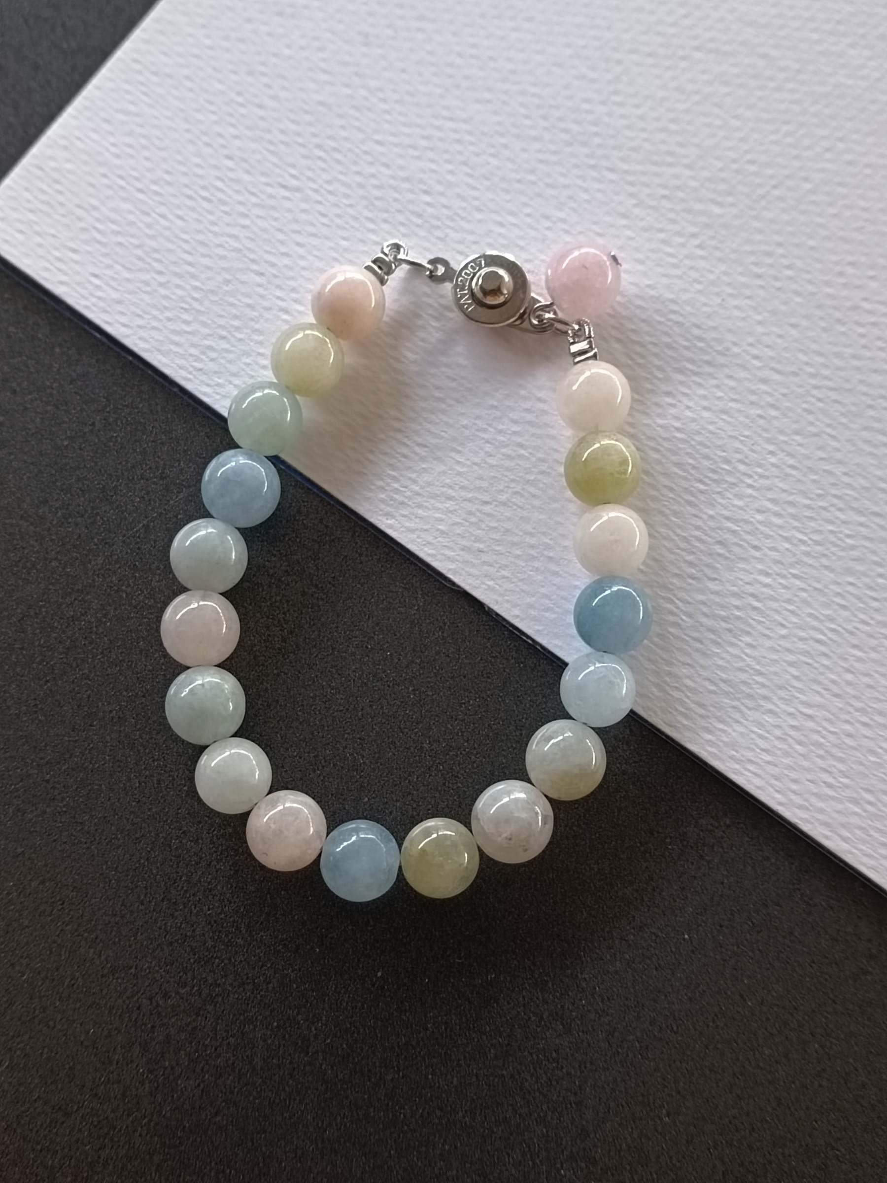 สร้อยข้อมือหินแท้ เบริล Beryl Bracelet (For Protection)