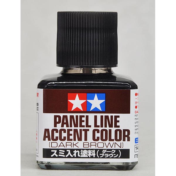 Panel Line 87140 Dark Brown TAMIYA 4950344871407