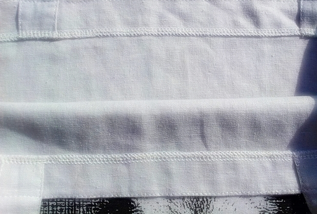 กระเป๋าผ้าลินินธรรมชาติ สีเทา ลายหมาดัชชุน ในวันสบาย สไตล์เลย์ บาย