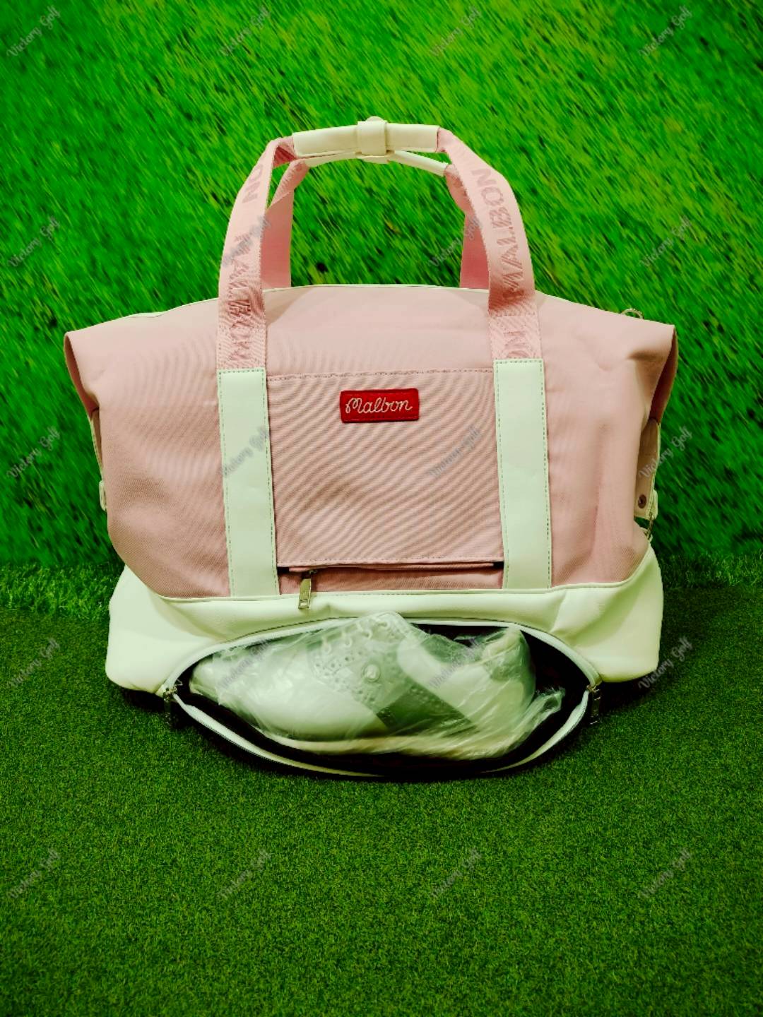 Boston Bag Malbon Golf Pink Color