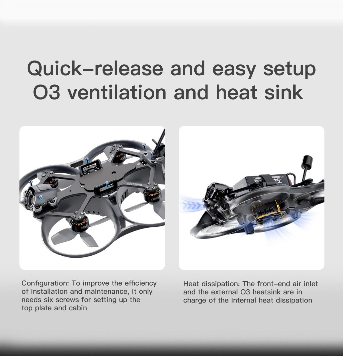 [D25-2] GEPRC Cinebot25 S HD DJI O3 / No CAM Quadcopter ของเล่นบังคับวิทยุ RTF