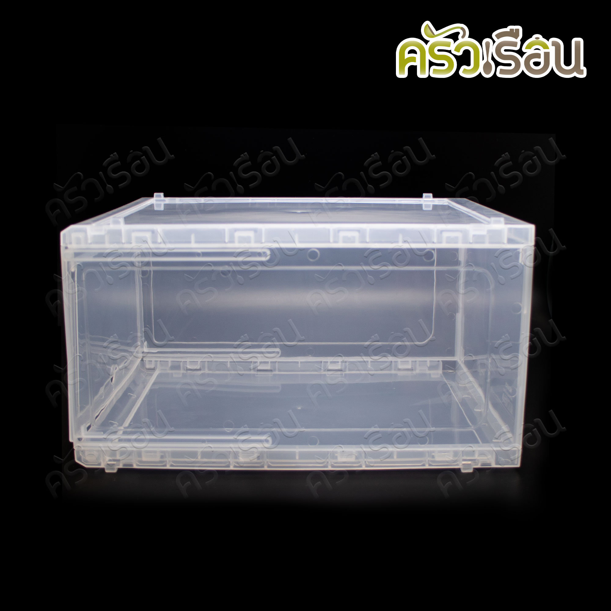 BIG ONE กล่องรองเท้า ฝาสไลด์ข้าง 27x35x20 ซม. BIGSHOES No.413 วางซ้อนได้