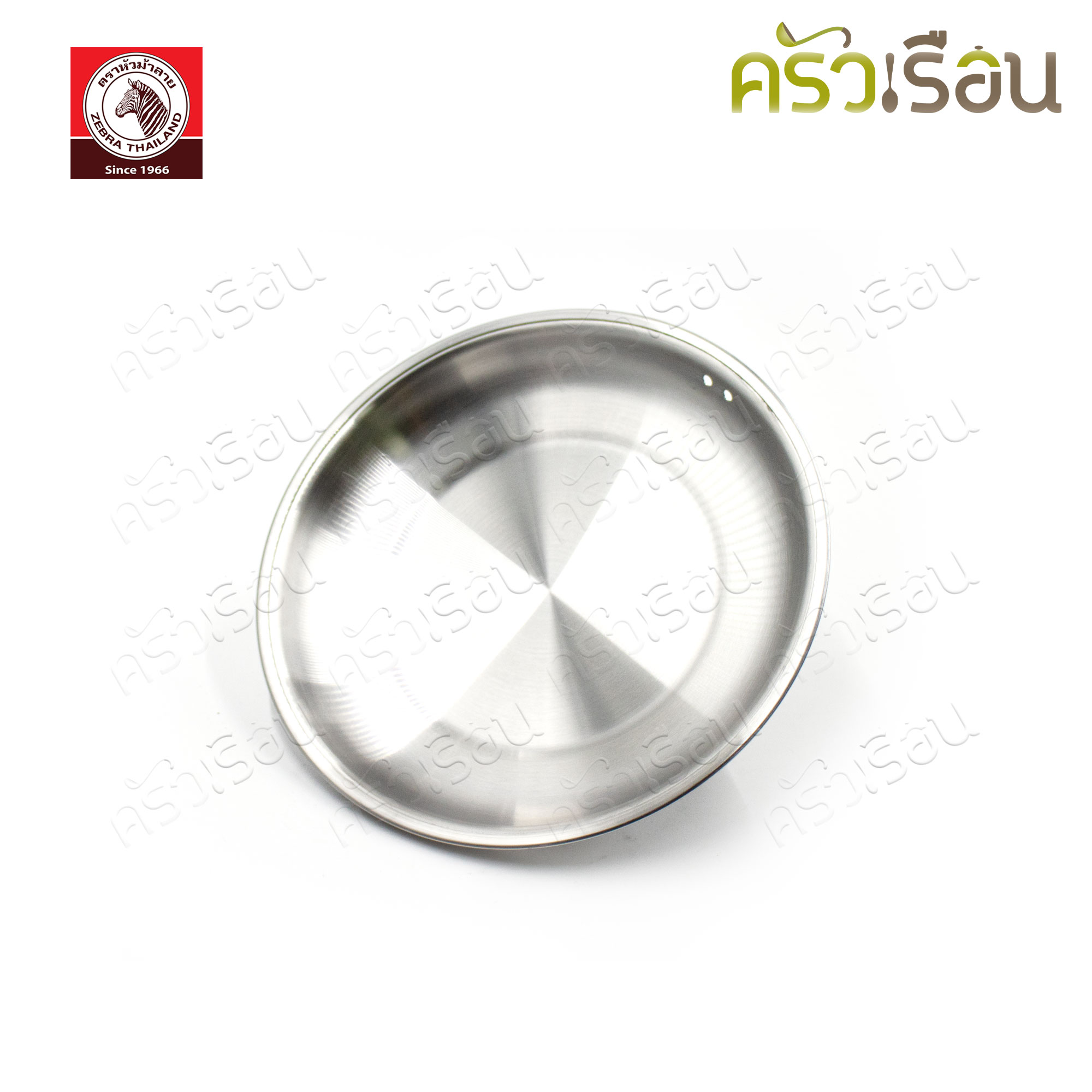 ZEBRA ชุดเครื่องครัว 6 ชิ้น ตราหัวม้าลาย 185443 หม้อหุงต้ม + ชั้นนึ่ง 22 ซม., หม้อด้าม 16 ซม. + ทัพพี 1 อัน