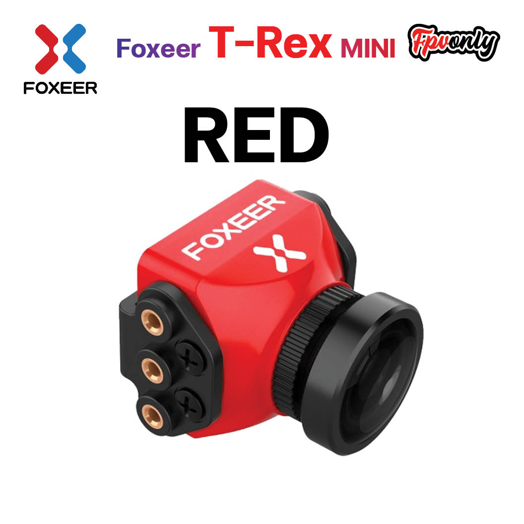 Foxeer T-Rex Mini Micro 1500TVL 6ms Low Latency WDR FPV Camera กล้อง OSD เมนู รีโมท สำหรับ Racing RC โดรน