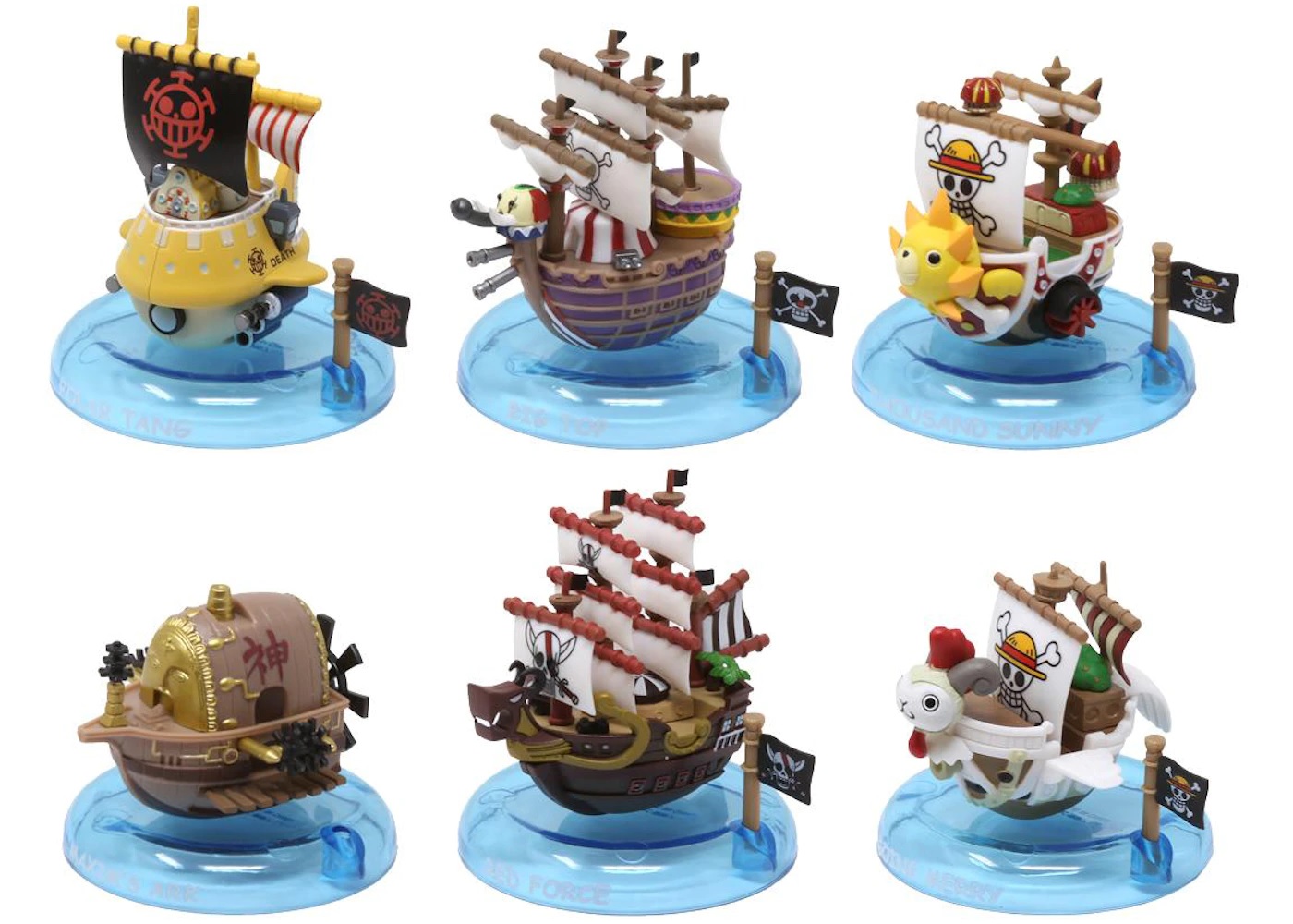 Bandai One Piece Yura Yura Pirate Ship Collection Best Selection Box Set 4573377420468 (แคนดี้ทอย)