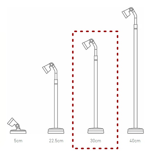 HobbyLight ไฟเสา 30 ซม สีดำ 3000K