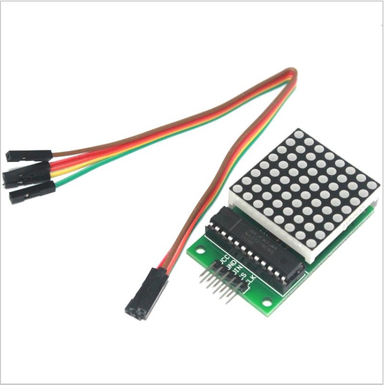 MAX7219 LED Display Control 8 Digit Dot Matrix Module for Arduino Diy Starter Kit MAX 7219 with Dupont Cable