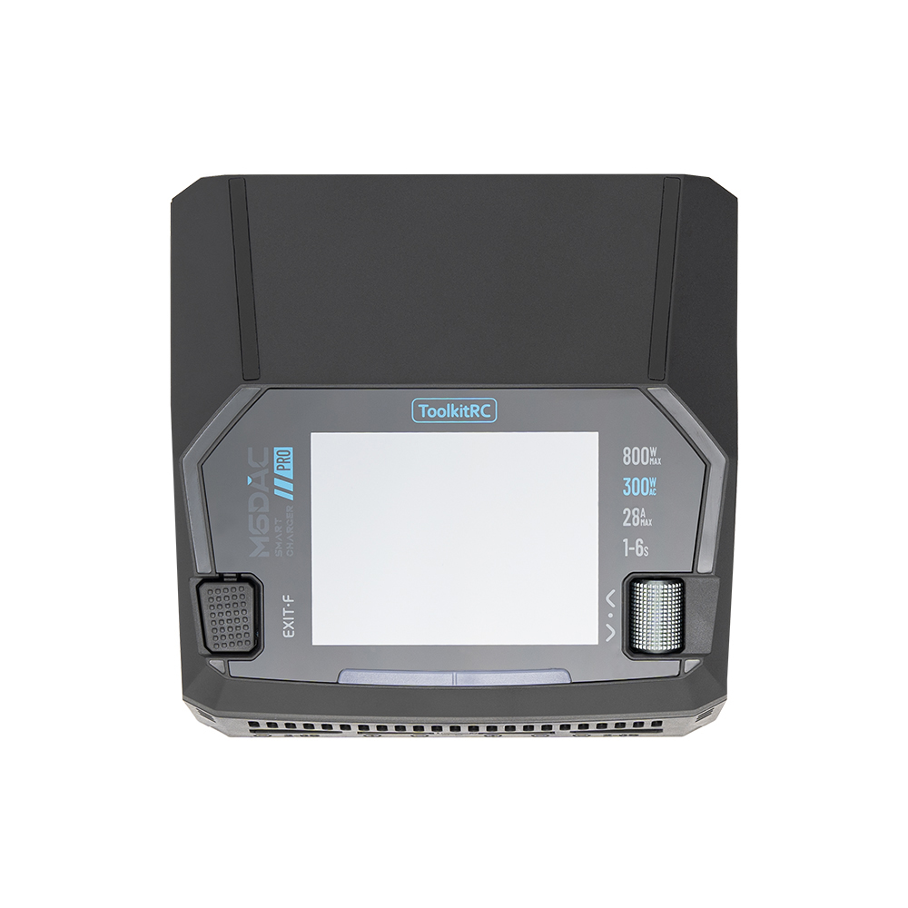 ToolkitRC M6DAC PRO V2 Dual Channel Smart Lipo Battery Charger Discharger AC 300W DC 800W 16A 1-6S LiHV LiPo PD65W Drone
