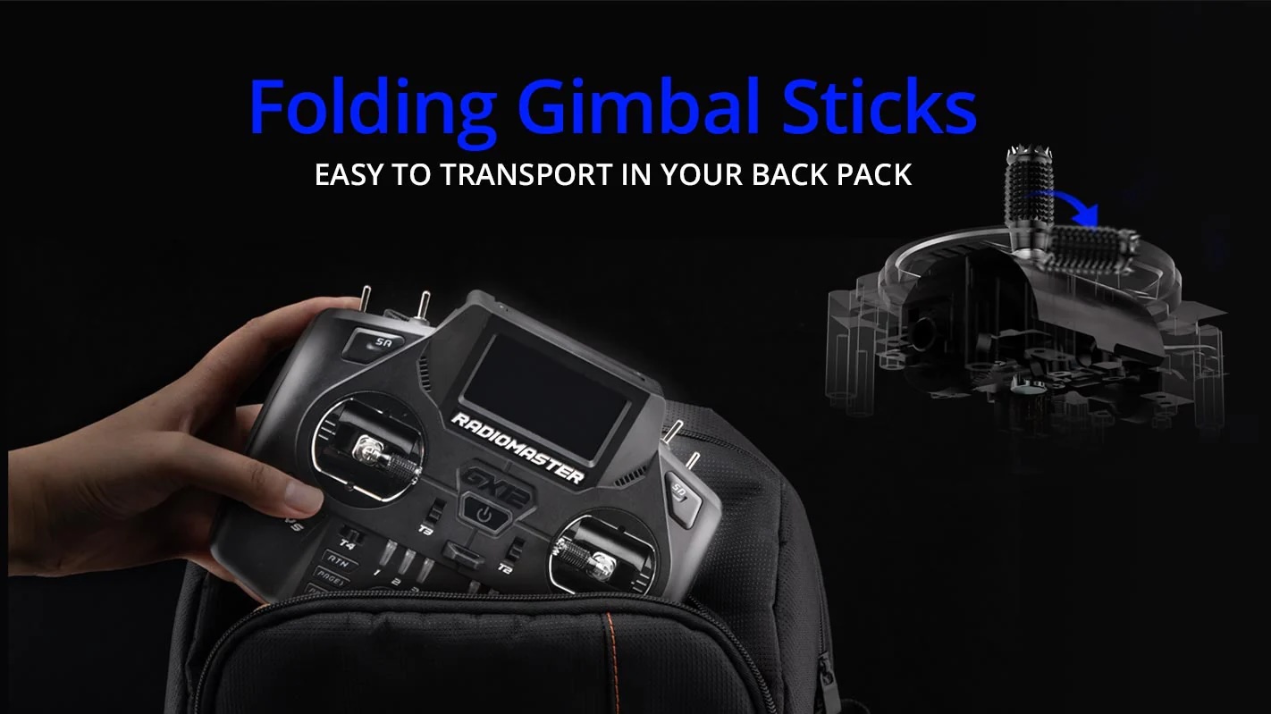 RadioMaster GX12 Dual-Band Gemini-X Radio Controller (M2) วิทยุบังคับ เครื่องบิน รถบังคับ อุปกรณ์โดรน Drone