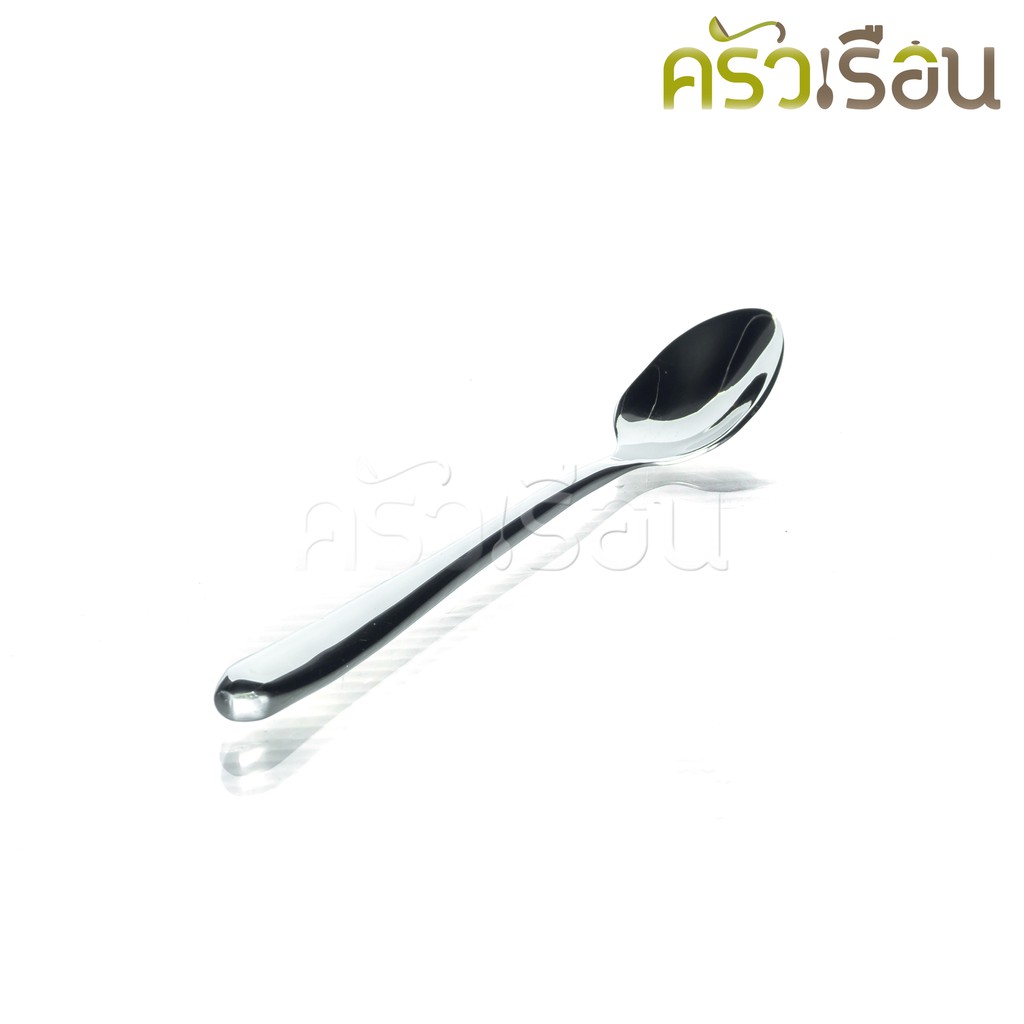 DOUBLE APPLES ช้อนชา สเตนเลส 13.2 ซม. ลายดุสิต ตราแอปเปิ้ลคู่