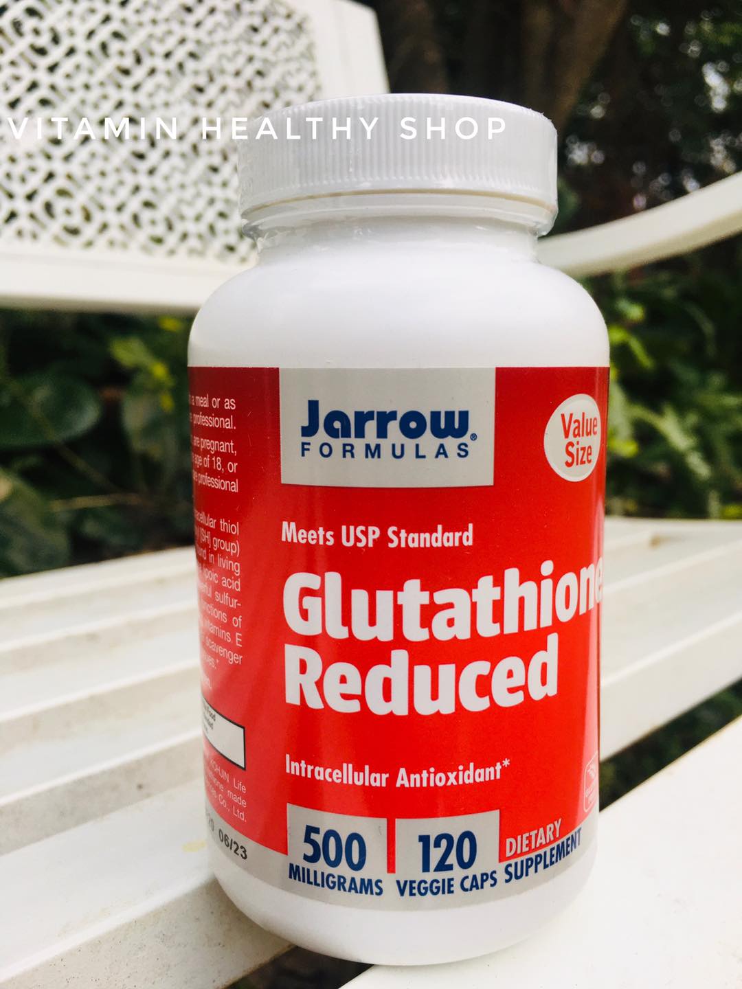 Jarrow Formulas Glutathione Reduced 500 mg 120 capsules