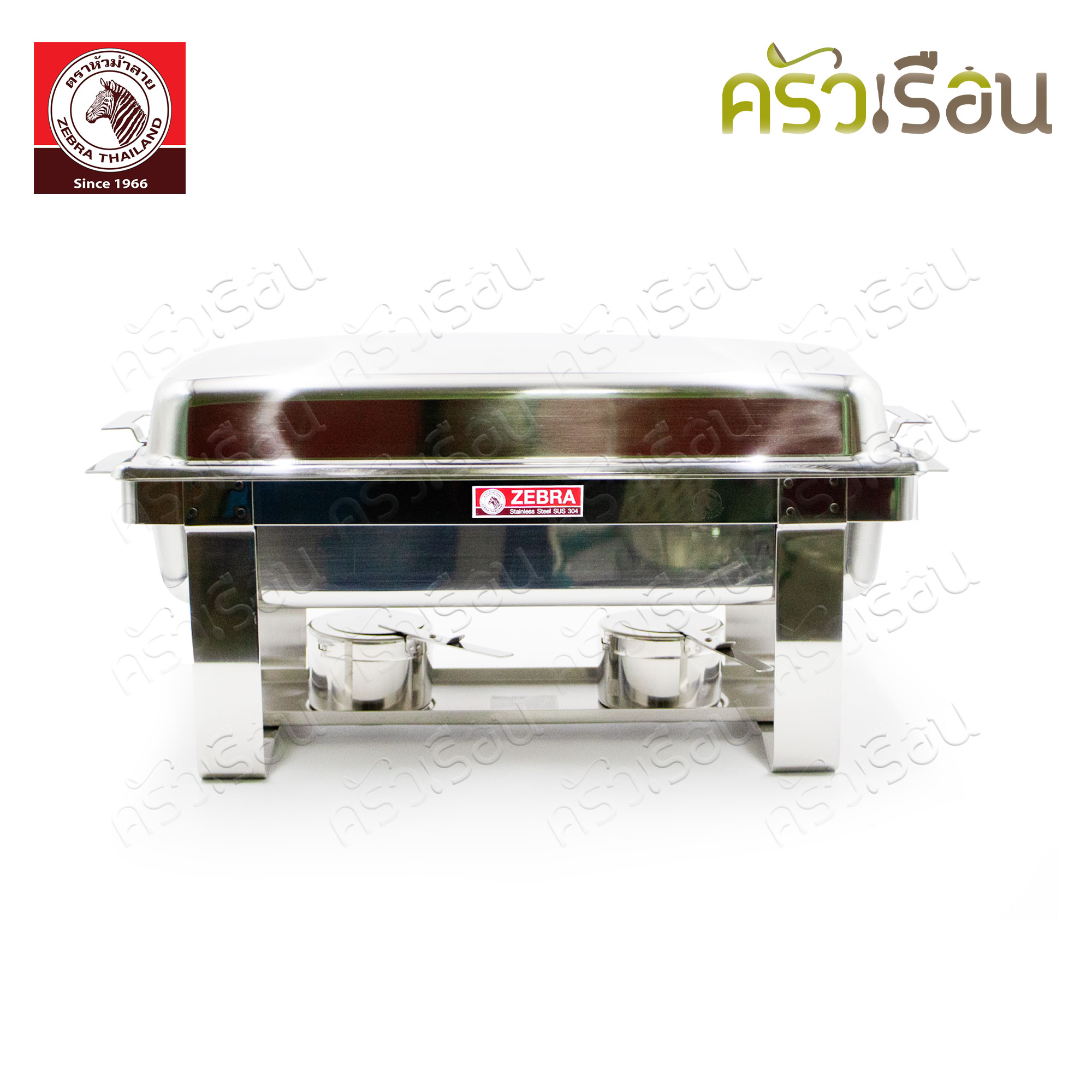 ZEBRA Prima Food Warmer Set, stainless steel 304, Large size 8 L. W 50 x L 62 x H 27 cm. 140250