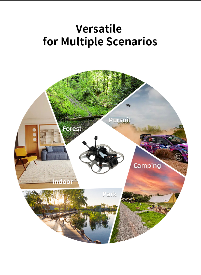 [D25-3] DeepSpace Stellar 25 2.5inch Drone HD O4 PRO Version FPV Drone Quadcopter with Aether 1404 Motor