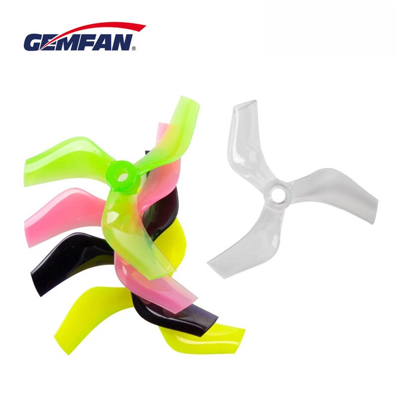 3-G2 Gemfan D75 D75S 3034-3 3Inch Ducted 3 Blade Prop 3x3.4x3 แกน1.5mm M5 1set 4ใบพัด fpv racing drone whoop โดรนซิ่ง RC