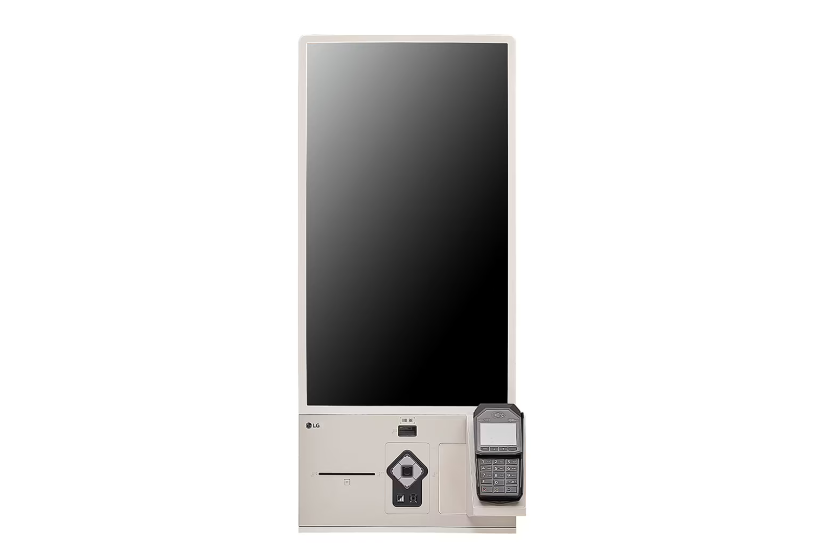 LG 27KC3PK-C - 27 นิ้ว Self-ordering Kiosk (Full HD, Multi-touch, Built-in Printer & Scanner, webOS)