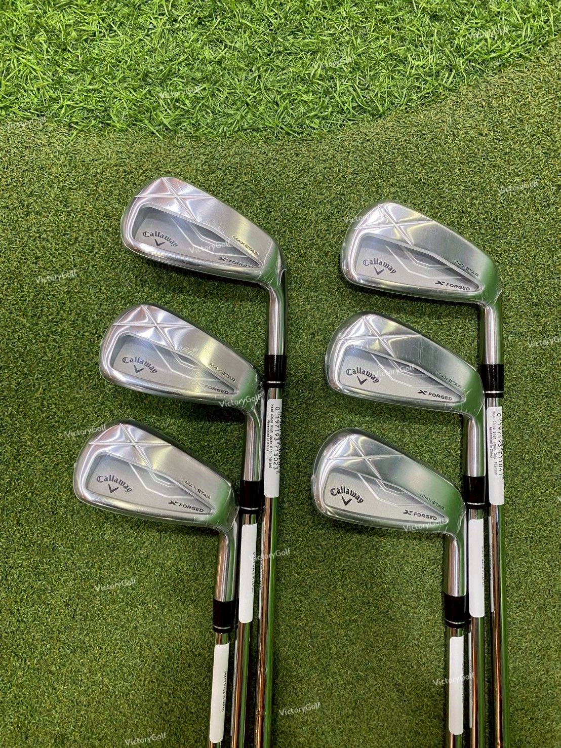 Iron Callaway X FORGED MAX STAR+ 5-9, Pw ( 6 pcs. ) ( N.S. Pro 950GH Neo/ S / 98g. ) , ( Recoil Dart/ S / 69g. ) Model 2024