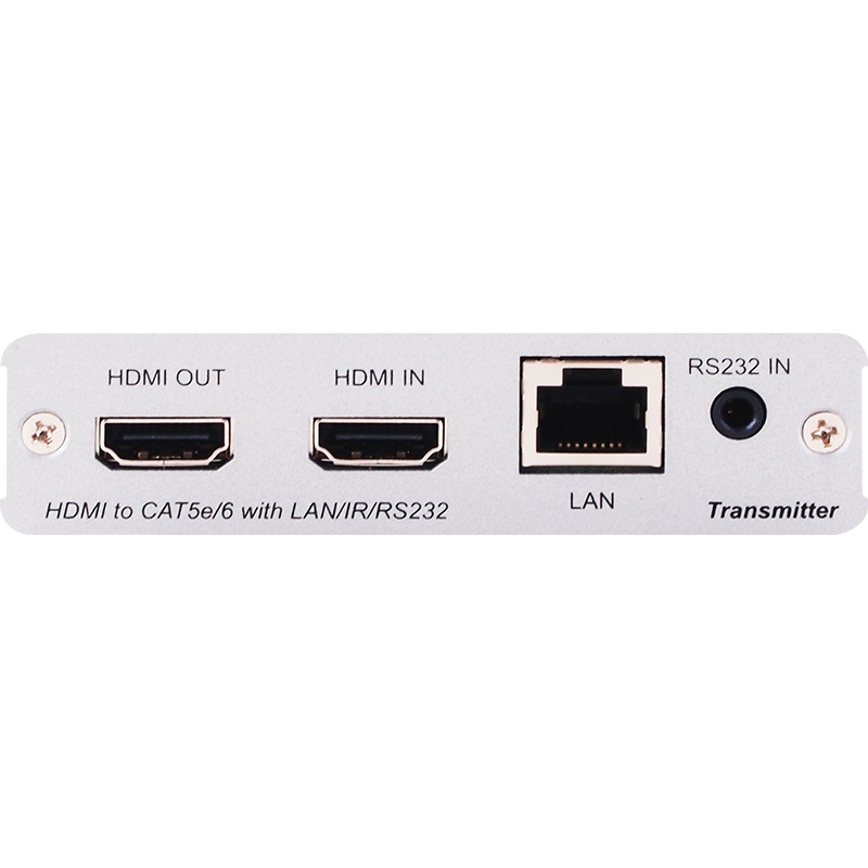 1×2 HDMI TO HDMI/HDBASET SPLITTER WITH 24V POC AND LAN SERVING