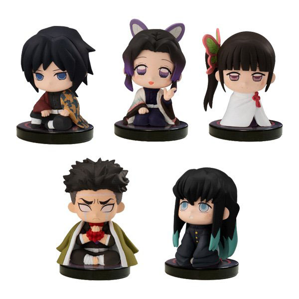 Bandai (ครบ Set 5 ลูก ) Demon Slayer : Kimetsu no Yaiba! Suwarasetai #2 4549660547396 (Plastic Model)