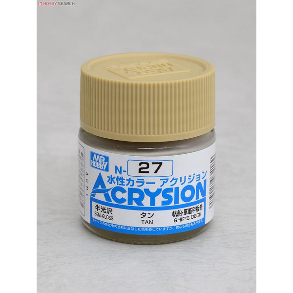 MR.ACRYSION COLOR N-27 TAN Mr.hobby 4973028034189
