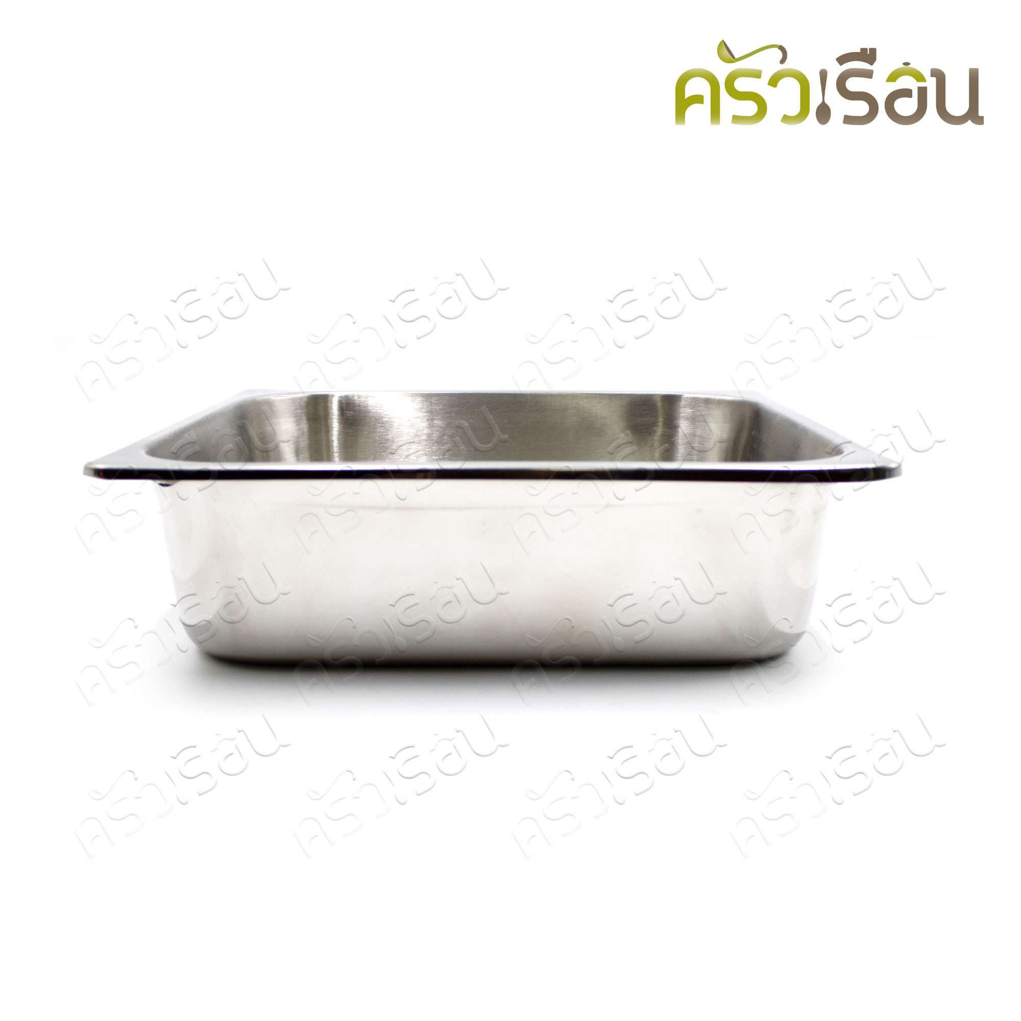 SPHINX BRAND อ่างอุ่นอาหาร 2/3 ทรงลึก สเตนเลส 304 [ราคาเฉพาะอ่าง ไม่รวมฝา] ขนาด 32.5 x 30 x 10 ซม. K107 ตราสฟิงค์