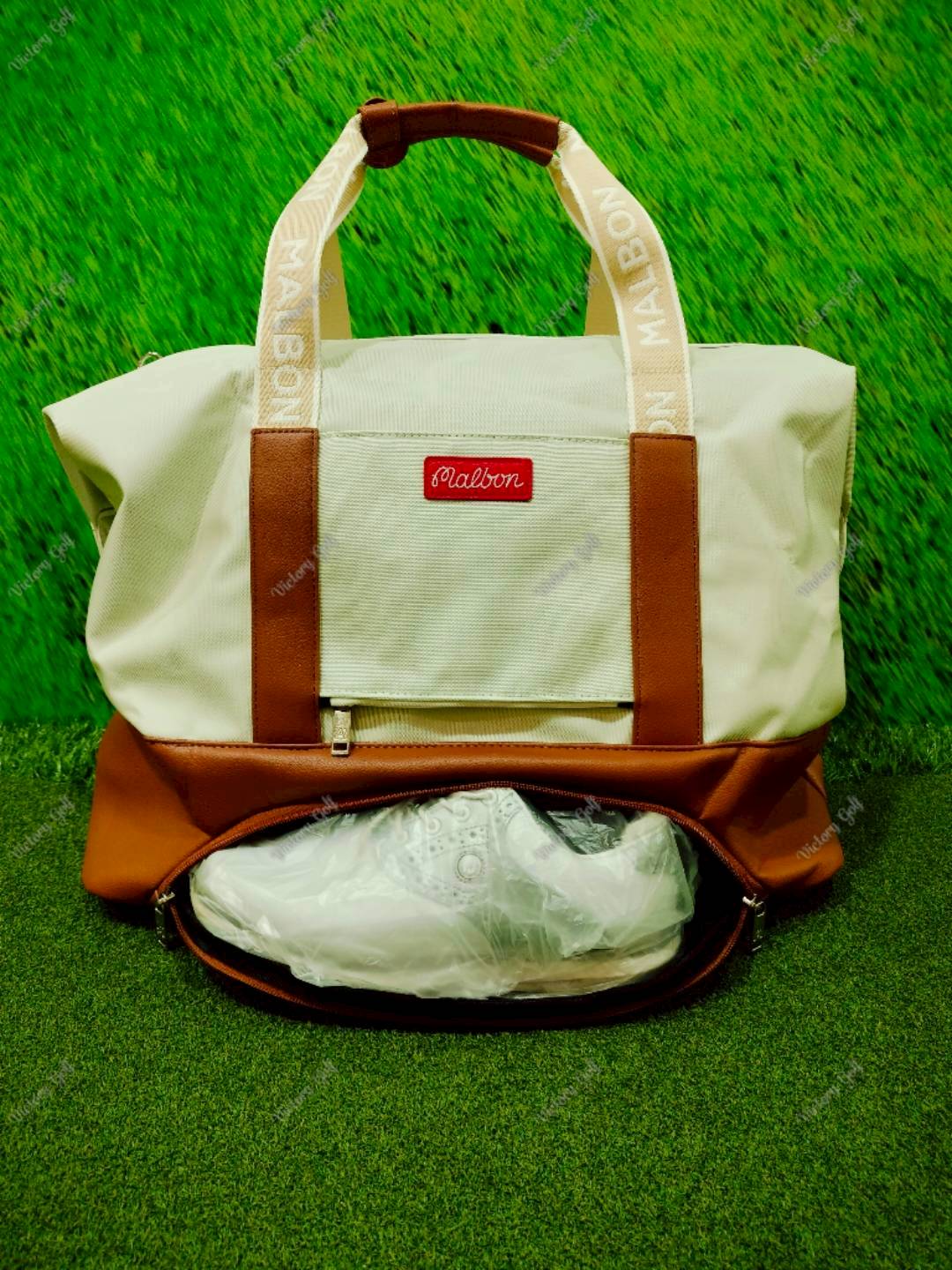 Boston Bag Malbon Golf Brown Color