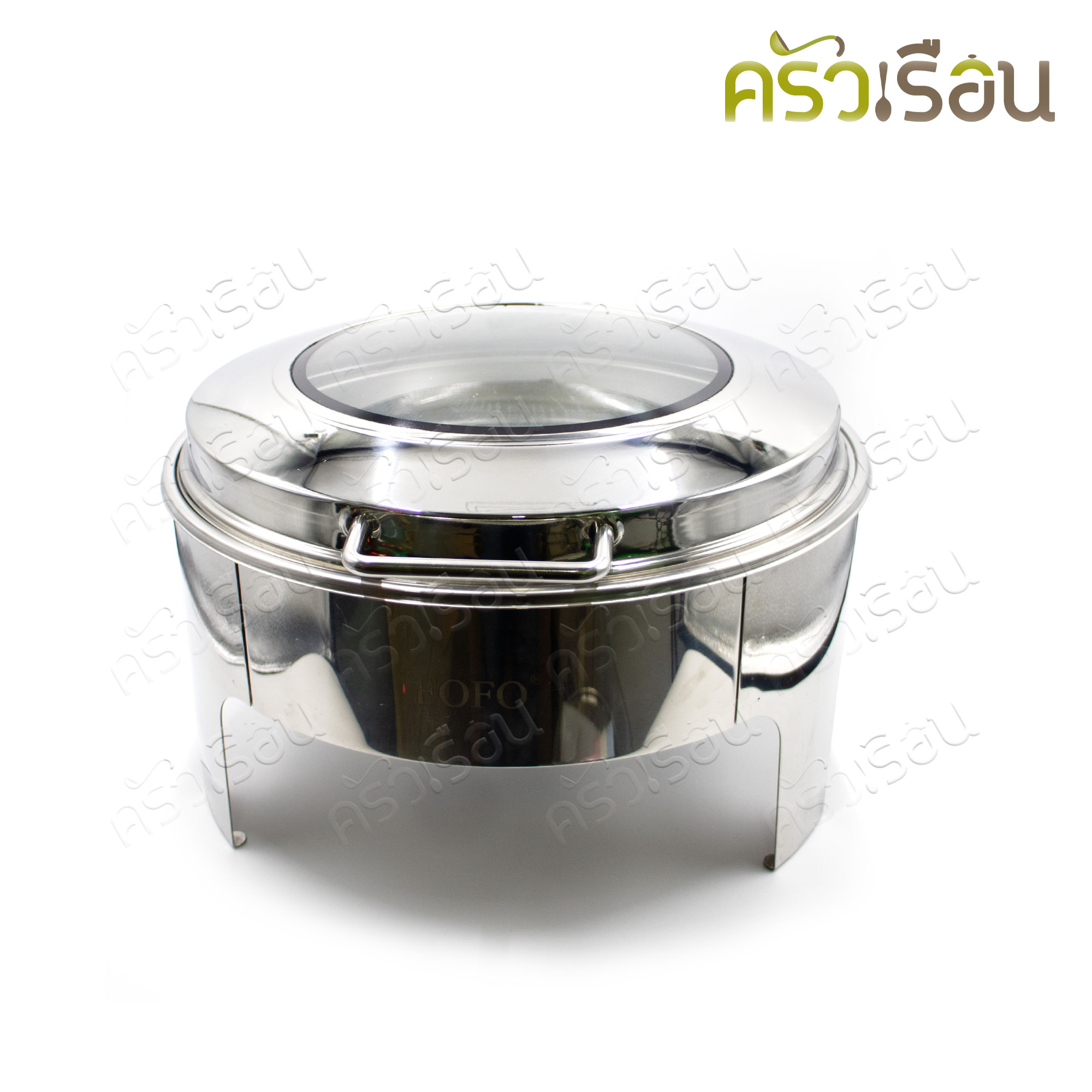 FOFO ชุดอ่างอุ่นอาหาร ทรงกลม ฝากระจก ปิดอัตโนมัติ 6 ลิตร SA7321G