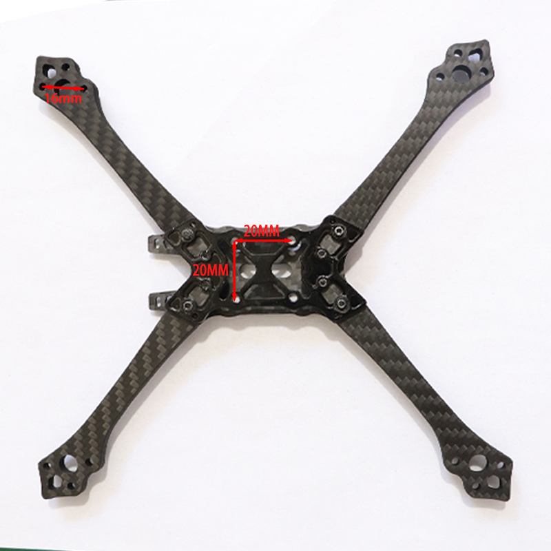2024 Black Crow V4 PRO 5 เฟรมสายแข่ง คาร์บอนไฟเบอร์ โครง Racing Clone Frame อุปกรณ์โดรน Drone