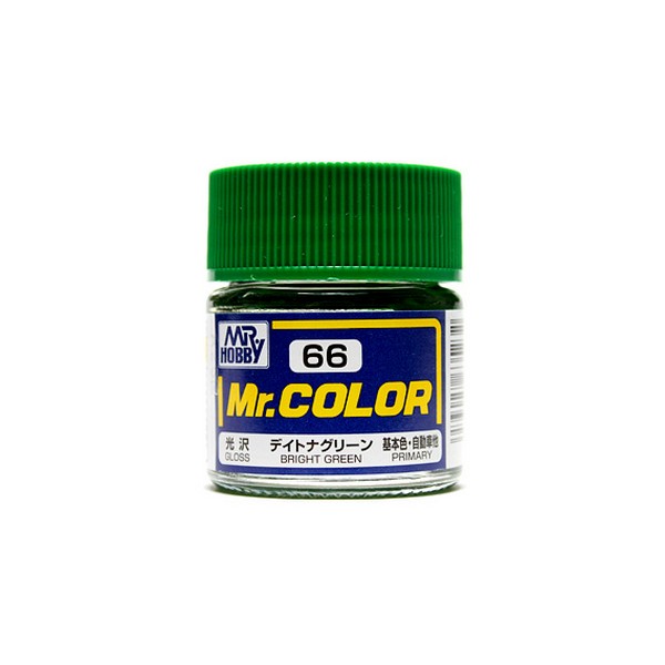Mr.Color C66 Bright Green Glosss (10ml) Mr. Hobby 4973028635232